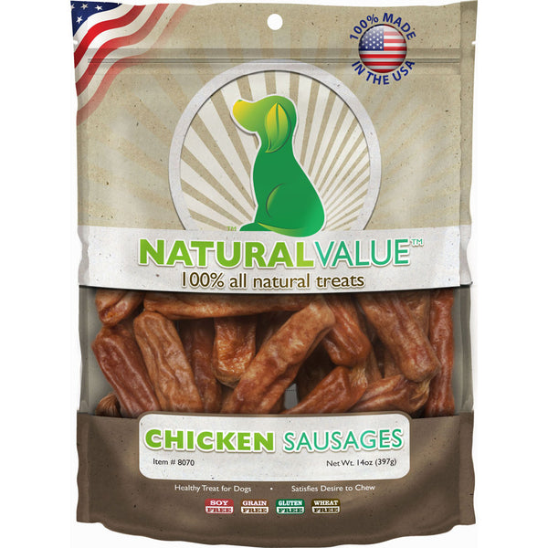 Receta de salchicha estadounidense de valor natural
