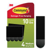 3M Command Black Large Picture Hanging Strips 16 lb 4 pk