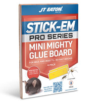 JT Eaton Stick-Em Pro Series Mini Glue Board Trap For Insects and Mice 4 pk (Pack of 24)