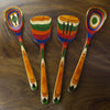 Totally Bamboo Baltique Multicolored Birch Wood Slotted Spatula
