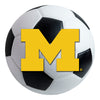 University of Michigan Soccer Ball Rug - 27in. Diameter