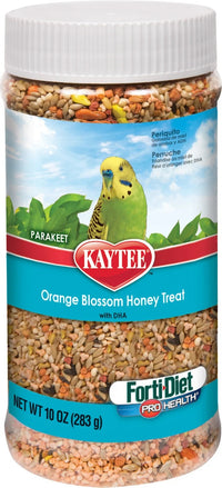 Kaytee Forti-Diet Pro Health Orange Blossom Honey Bird Treat Parakeet DHA Blend 10 oz