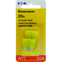 Bussmann 20 amps ATC Mini Automotive Fuse 5 pk (Pack of 5)