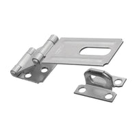 National Hardware Zinc-Plated Aluminum/Steel 3-1/4 in. L Double Hinge Safety Hasp 1 pk
