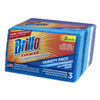 Brillo Estracell Non-Scratch Scrubber Sponge For Kitchen and Bath 4.5 in. L 3 pc (Pack of 8)