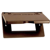 Sigma Electric Rectangle Die-Cast Metal 1 gang 2.83 in. H X 4.57 in. W Horizontal GFCI Cover