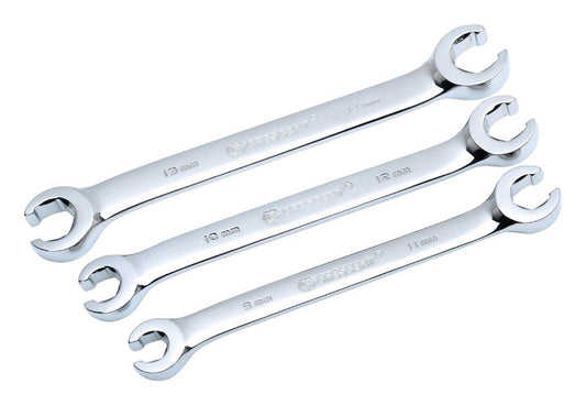 Crescent Metric Flare Nut Wrench Set 10.45 in. L 3 pk