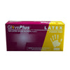 AMMEX Professional Latex Disposable Gloves Medium Ivory Powder Free 100 pk
