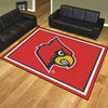 University of Louisville 8ft. x 10 ft. Plush Area Rug