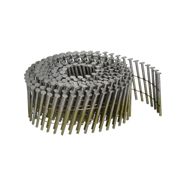 Clavos para armazón galvanizados en caliente en bobina en ángulo de calibre 11 de 2 pulg. LX de Bostitch, 15 grados, paquete de 3600