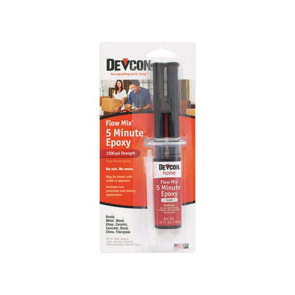 Devcon Home 5 Minute High Strength Epoxy 0.47 oz. (Pack of 6)