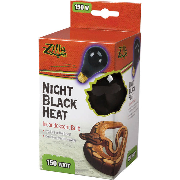 Bombilla incandescente de calor color negro noche - Oferta de la semana