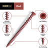 Deck Plus No. 10  x 2-1/2 in. L Star Flat Head Composite Deck Screws 1 lb.