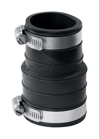Fernco Schedule 40 1-1/2 in. Socket X 1-1/2 in. D Socket PVC Flexible Coupling 1 pk