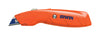 Irwin 9 in. Retractable Utility Knife Orange 1 pk