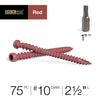 Deck Plus No. 10  x 2-1/2 in. L Star Flat Head Composite Deck Screws 1 lb.