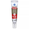 GE Advanced Almond Silicone 2 Kitchen and Bath Caulk Sealant 2.8 oz (Pack of 12)