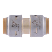 SharkBite Push to Connect 1/2 in. Push X 1/2 in. D Push Brass Coupling