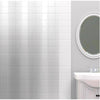 Zenna Home 72 in. H X 70 in. W Clear Solid Shower Curtain Liner PEVA