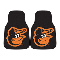 MLB - Baltimore Orioles Carpet Car Mat Set - 2 Pieces