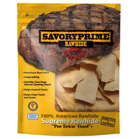 Savory Prime Chicken Flavor All Size Dogs All Ages Rawhide Chips Beef Rawhide 6 in. L 1 pk