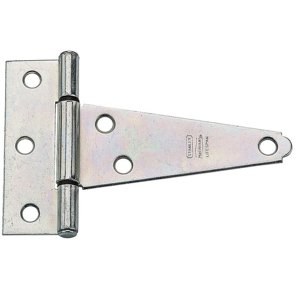Bisagra en T de alta resistencia galvanizada de 4 in de largo de National Hardware (paquete de 5)