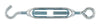Hampton Zinc-Plated Aluminum/Steel Turnbuckle 160 lb. (Pack of 10)