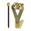 Hillman OOK Brass-Plated Blue Picture Hanger 50 lb (Pack of 12)