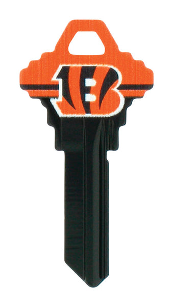 Llave individual en blanco para casa u oficina Hillman NFL Schlage SC1/68 (paquete de 6)