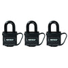 Master Lock 6.56 in. H X 1-9/16 in. W Steel 4-Pin Cylinder Covered Padlock Keyed Alike