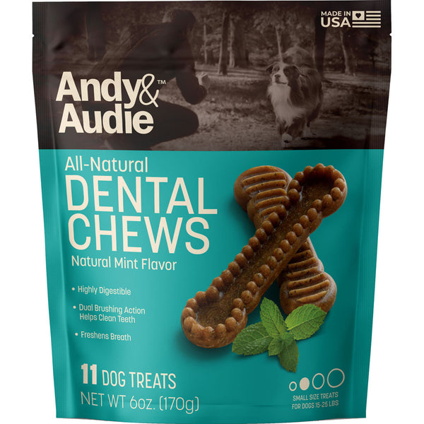 Masticables dentales Andy &amp; Audie para perros