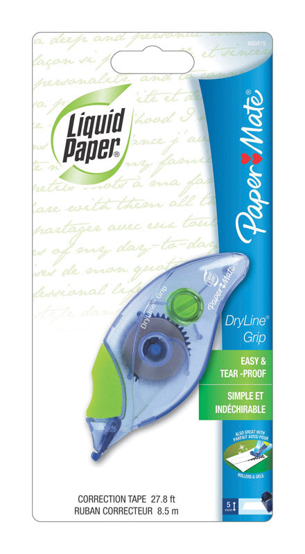 Papermate White Correction Tape 0.1 oz. 1 pk (Pack of 6)