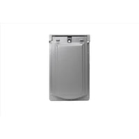 Sigma Electric Rectangle Die-Cast Metal 1 gang 4.57 in. H X 2.83 in. W Vertical Duplex Cover