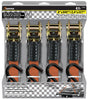 Keeper 1 in. W X 8 ft. L Black/Orange Ratchet Tie Down Strap 500 lb 4 pk