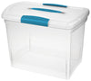 Sterilite Nesting ShowOffs 11.5 in. H x 9.75 in. W x 15.25 in. D Stackable Storage Box (Pack of 6)
