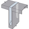 Simpson Strong-Tie 5.6 in. H X 1.3 in. W X 7.7 in. L Galvanized Steel Stud Plate