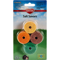 Kaytee Salt Savor Mineral Chews for Small Animals, Assorted Flavors, Mini Size, 3.8 oz 4 pk