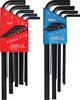 Eklind Hex-L Assorted Metric and SAE Long Arm Hex L-Key Set 22 pc