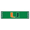 University of Miami Putting Green Mat - 1.5ft. x 6ft.