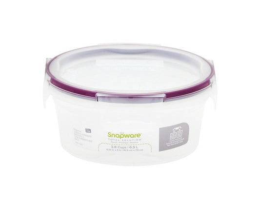 Snapware Total Solution 3.8 cups Lock Top Container 1 pk Multicolored (Pack of 6)