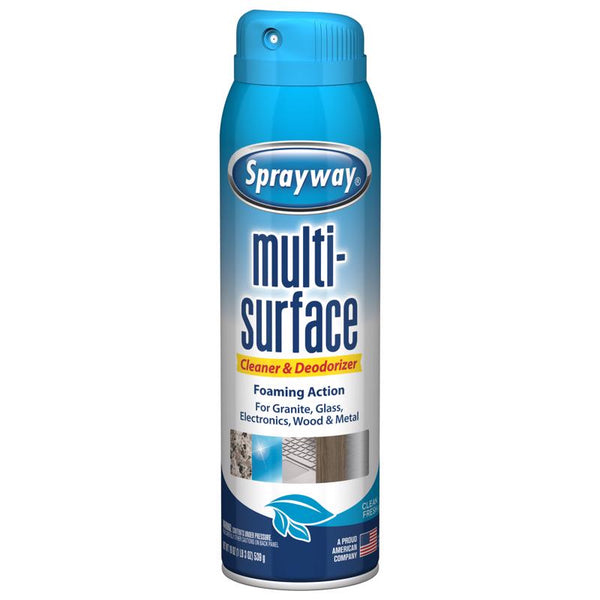 Sprayway Fresh Scent Multi-Surface Cleaner Aerosol 19 oz (Pack of 6)