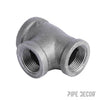 REDUC TEE 1-1/4X1 BLK