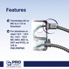Sigma Electric ProConnex 3/8 in. D Die-Cast Zinc Double Snap Lock Connector For AC, MC and FMC/RWFMC