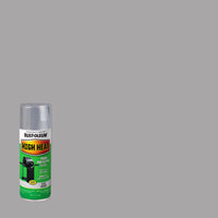 Rust-Oleum Specialty Satin Silver High Heat Spray Paint 12 oz. (Pack of 6)