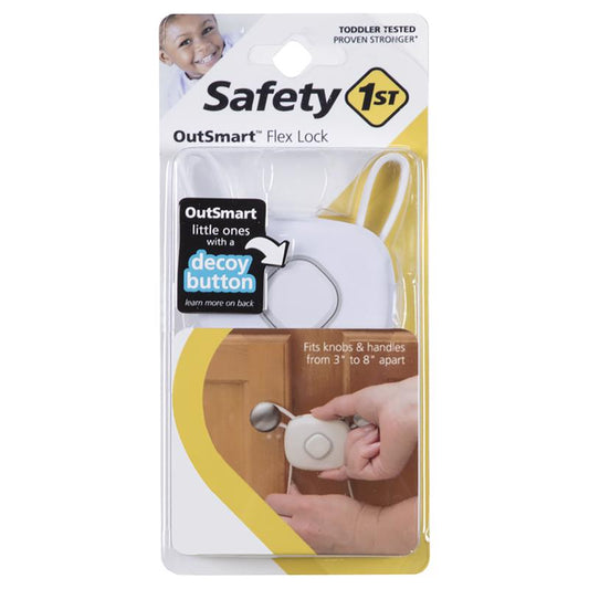 Safety 1st OutSmart White Plastic Cabinet Flex Lock