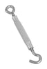 National Hardware Silver Stainless Steel 7-1/2 in. L Hook and Eye 110 lb (Pack of 5)