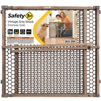 Safety 1st Gray 24 in. H x 28-42 in. W Wood Safety Gate