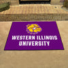 Western Illinois University Rug - 34 in. x 42.5 in.