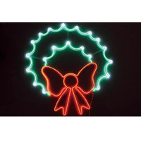 Celebrations LED Wreath Silhoutte 3 ft. Hanging Decor