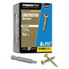 Hillman Power Pro No. 8  x 1-1/2 in. L Star Wood Screws 1 lb.